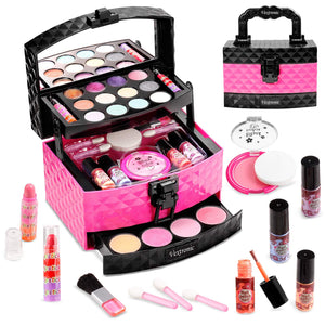 Child Toy Girls Real Makeup Kit Washable Play Makeup Set Kids Toys Safe Non  Toxic Girls Pretend Play Birthday for Kids Gifts - AliExpress