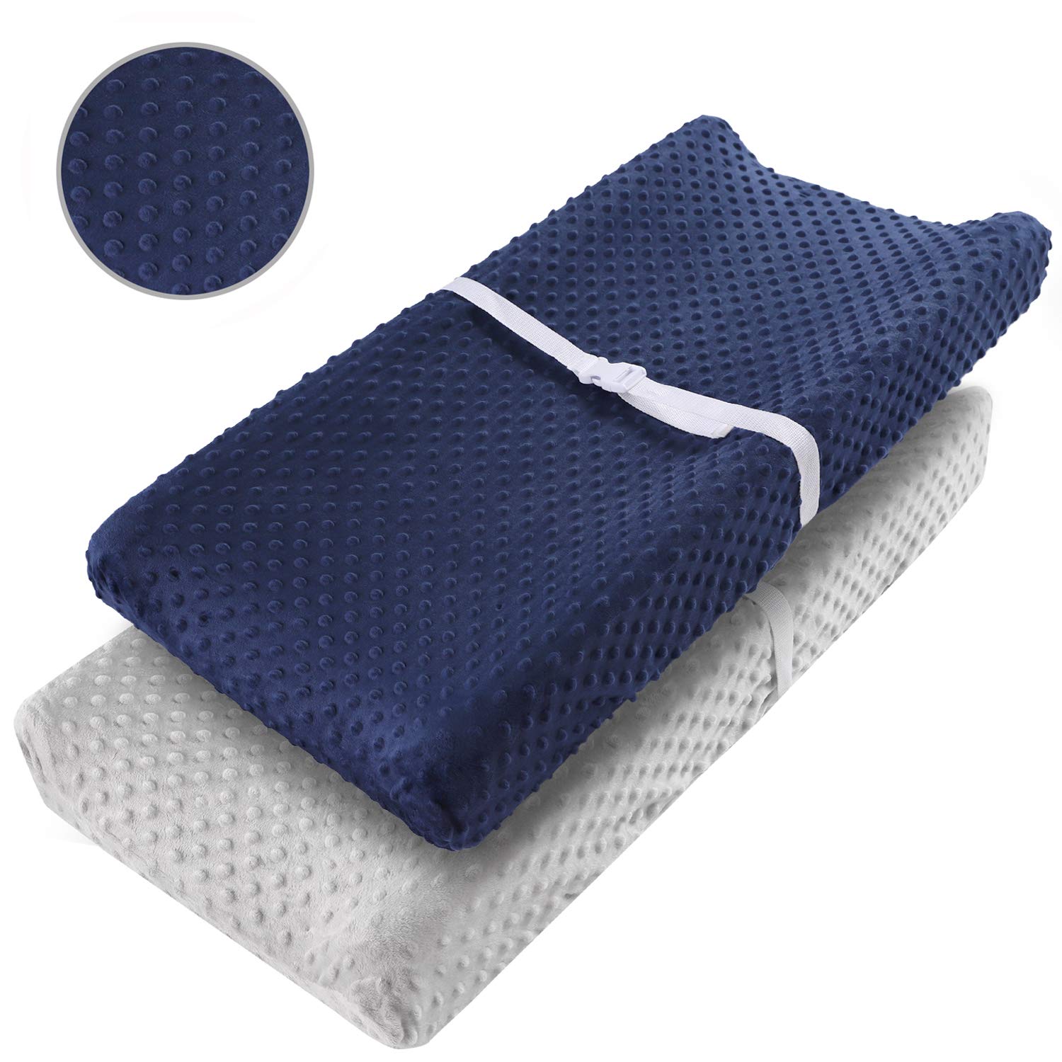 Vextronic Minky Dot Changing Pad Covers